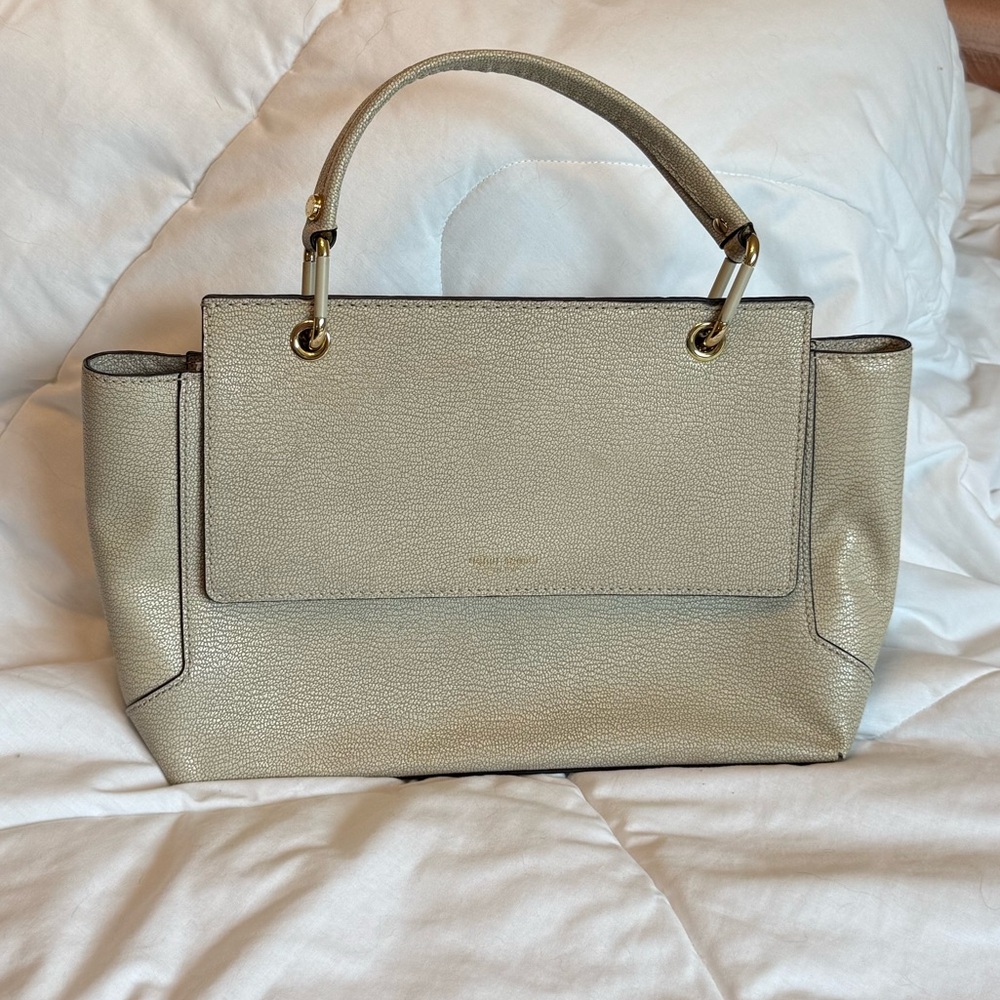 Henri Bendel Cream Handbag
